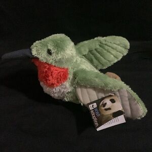 NWT WWF World Wildlife Foundation Adoption Hummingbird Plush 8”